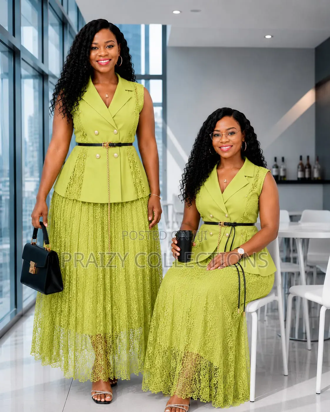 Lace Maxi Skirt + Top