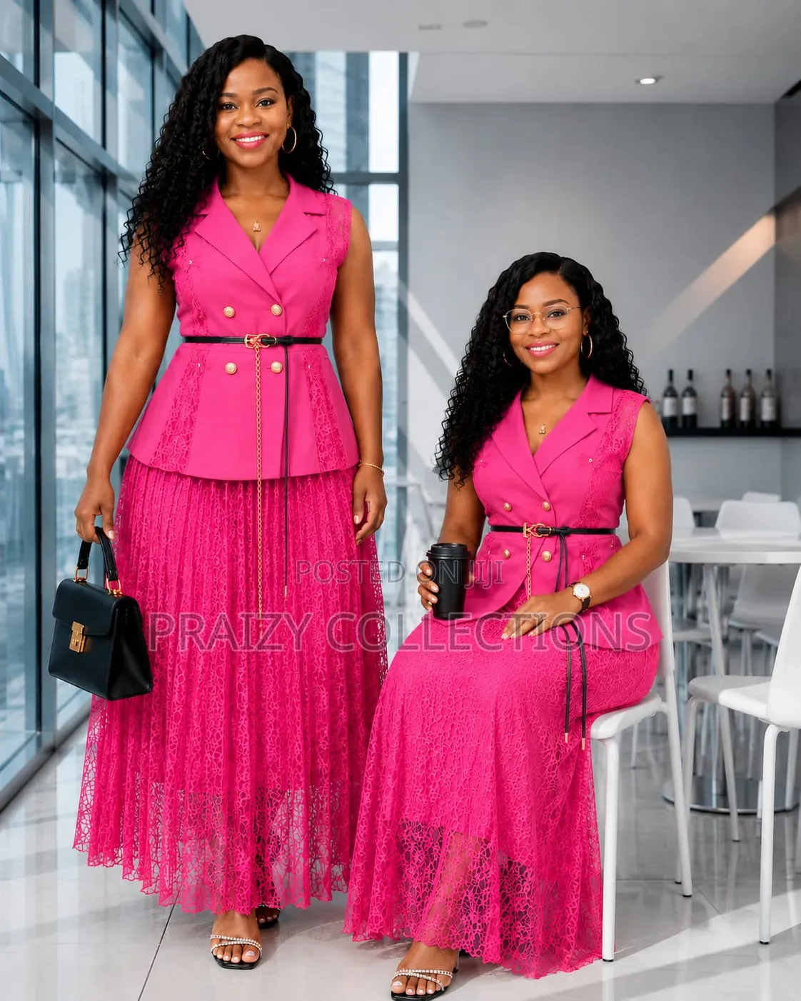 Lace Maxi Skirt + Top