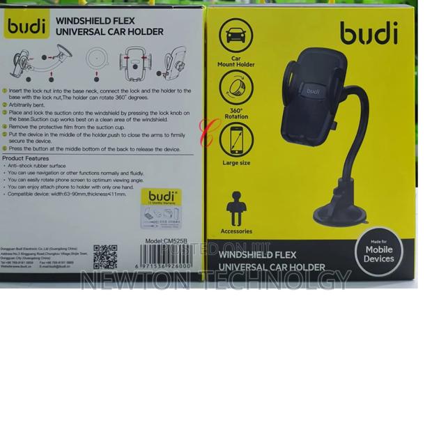Budi Cm525b *Windshield Flex Universal Car Holder* - thumbnail 2