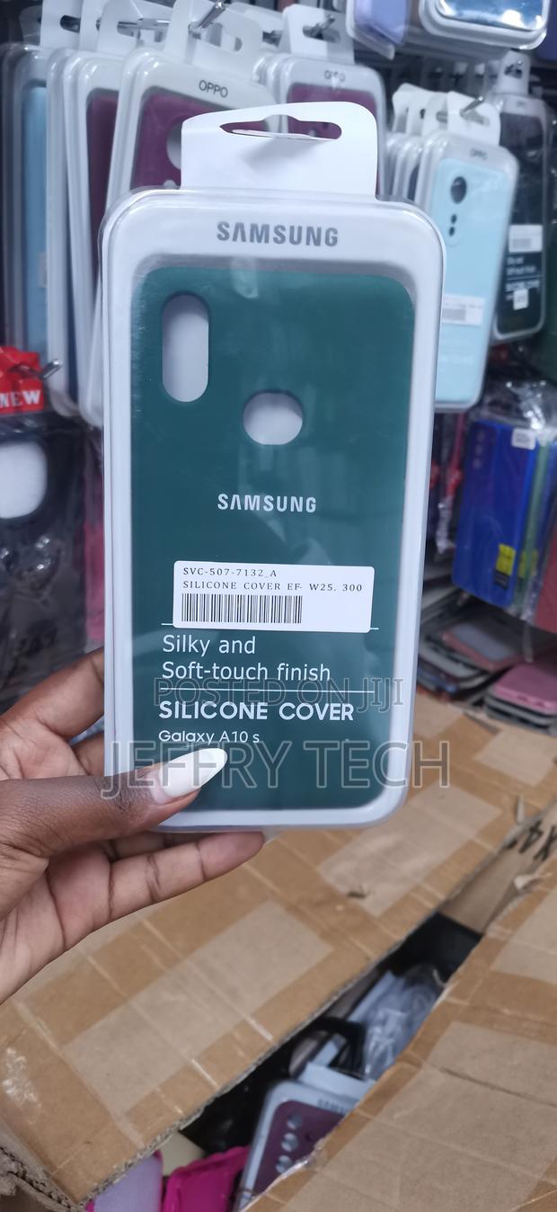Samsung Galaxy A10s Silicone Cover in a Green Color Cover