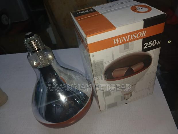 Windsor 250w Infrared Heat Bulb For Poultry Brooding And Heating - thumbnail 2