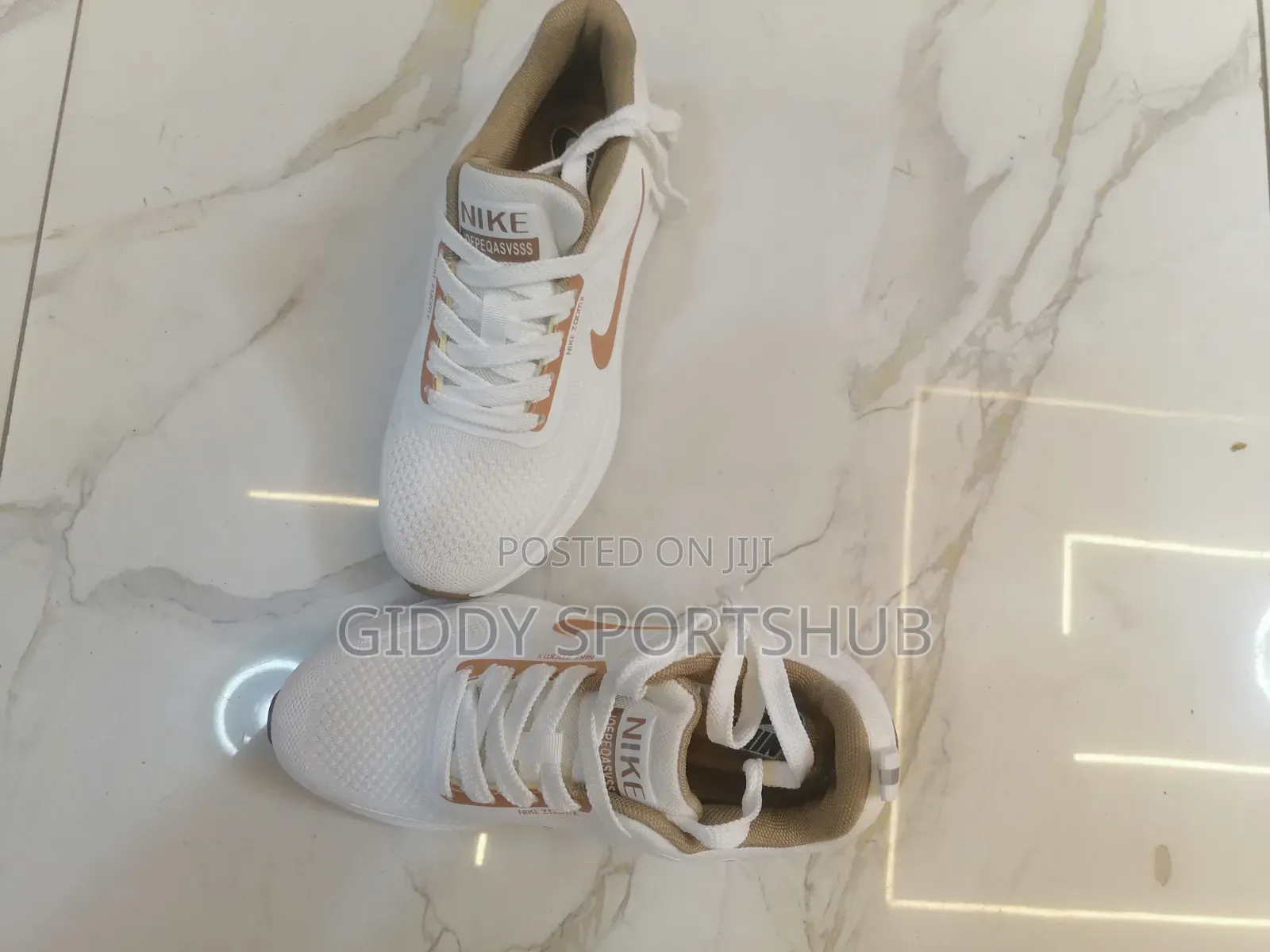 Nike Zoom X White and Gold