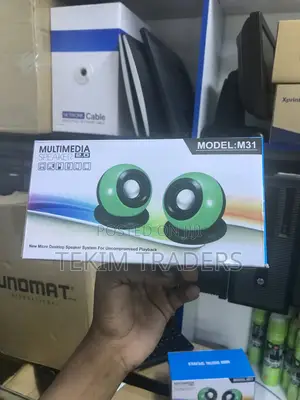 M31 2.0 Mini Speakers Usb Powered - 3w, 3.5mm Audio Input