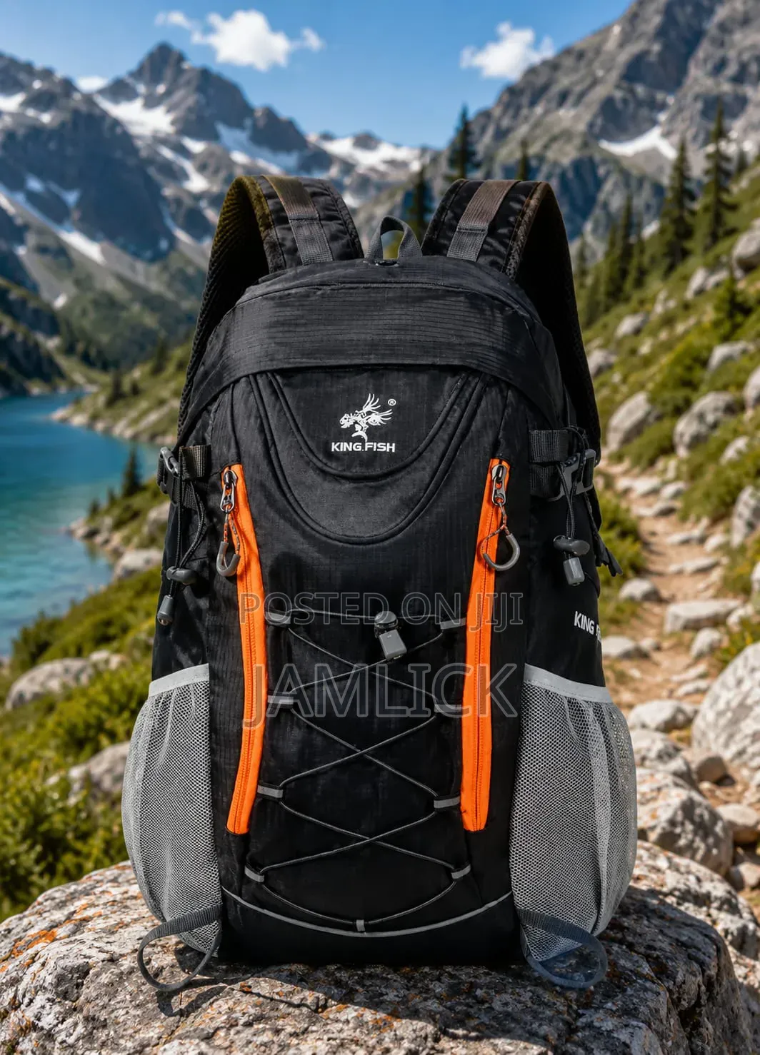 40l Outdoor Hiking Backpack Travel Bag Waterproof - Sh