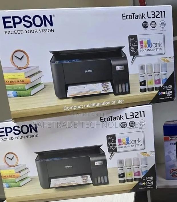 Genuine Epson Ecotank L3211 A4 All-in-One Tank Printer Wired Usb