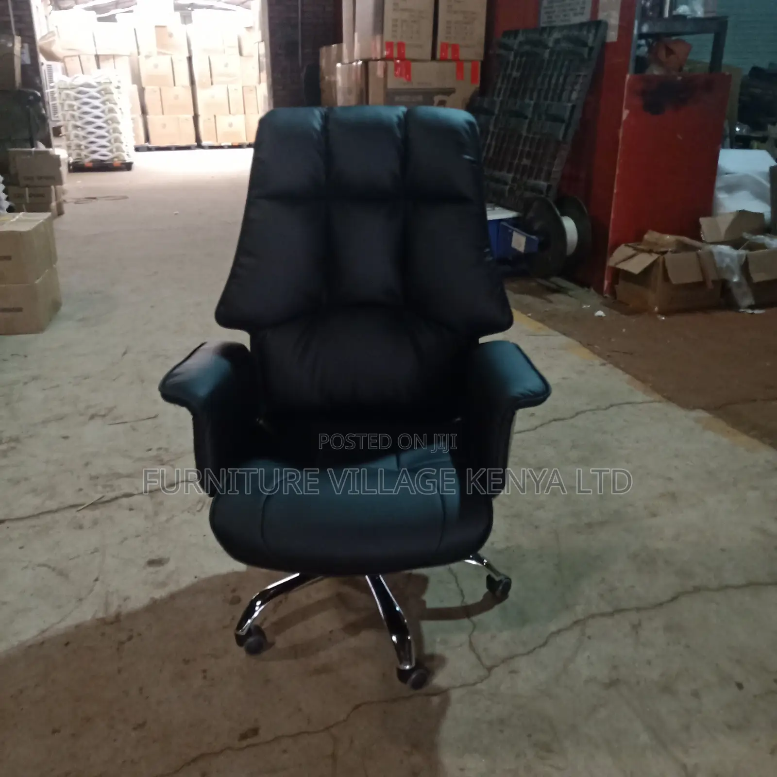 Office Chair: Leather Recliner Boss Office Chair