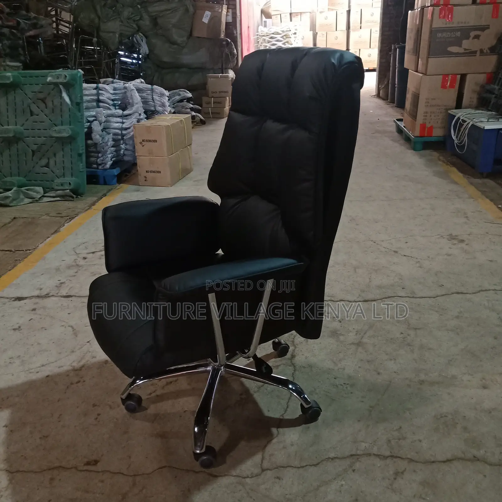 Office Chair: Leather Recliner Boss Office Chair