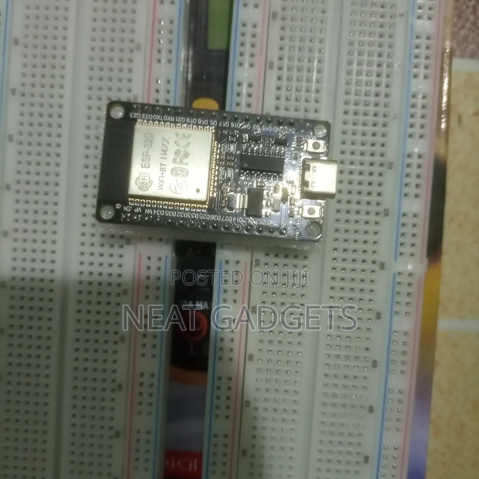 Esp32 and Breadboard