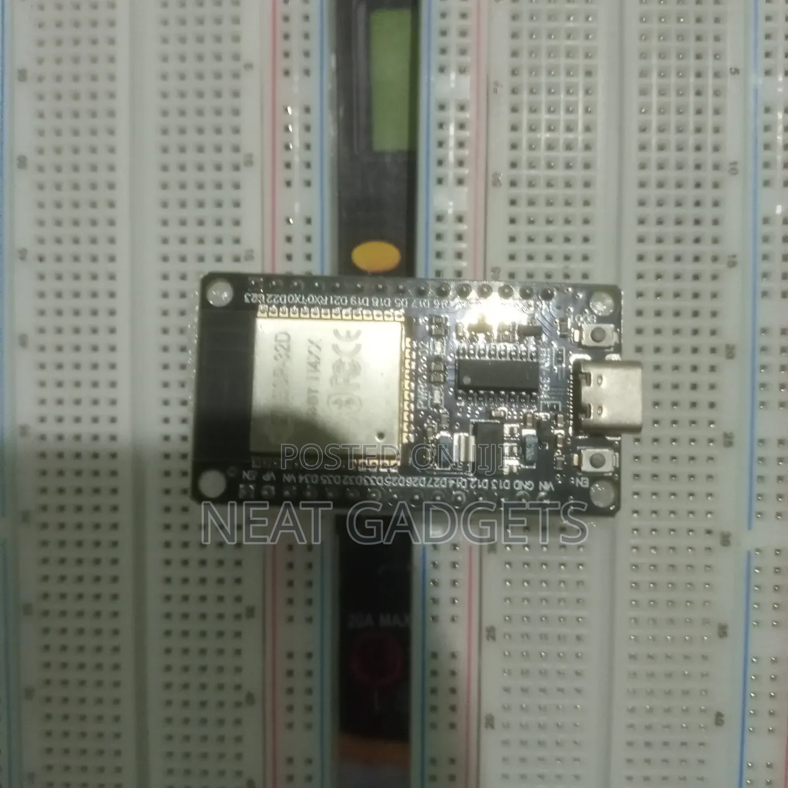 Esp32 and Breadboard