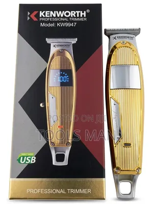 Kenworth Professional Hair Trimmer Kw9947 Gold - Usb Rechargeable.