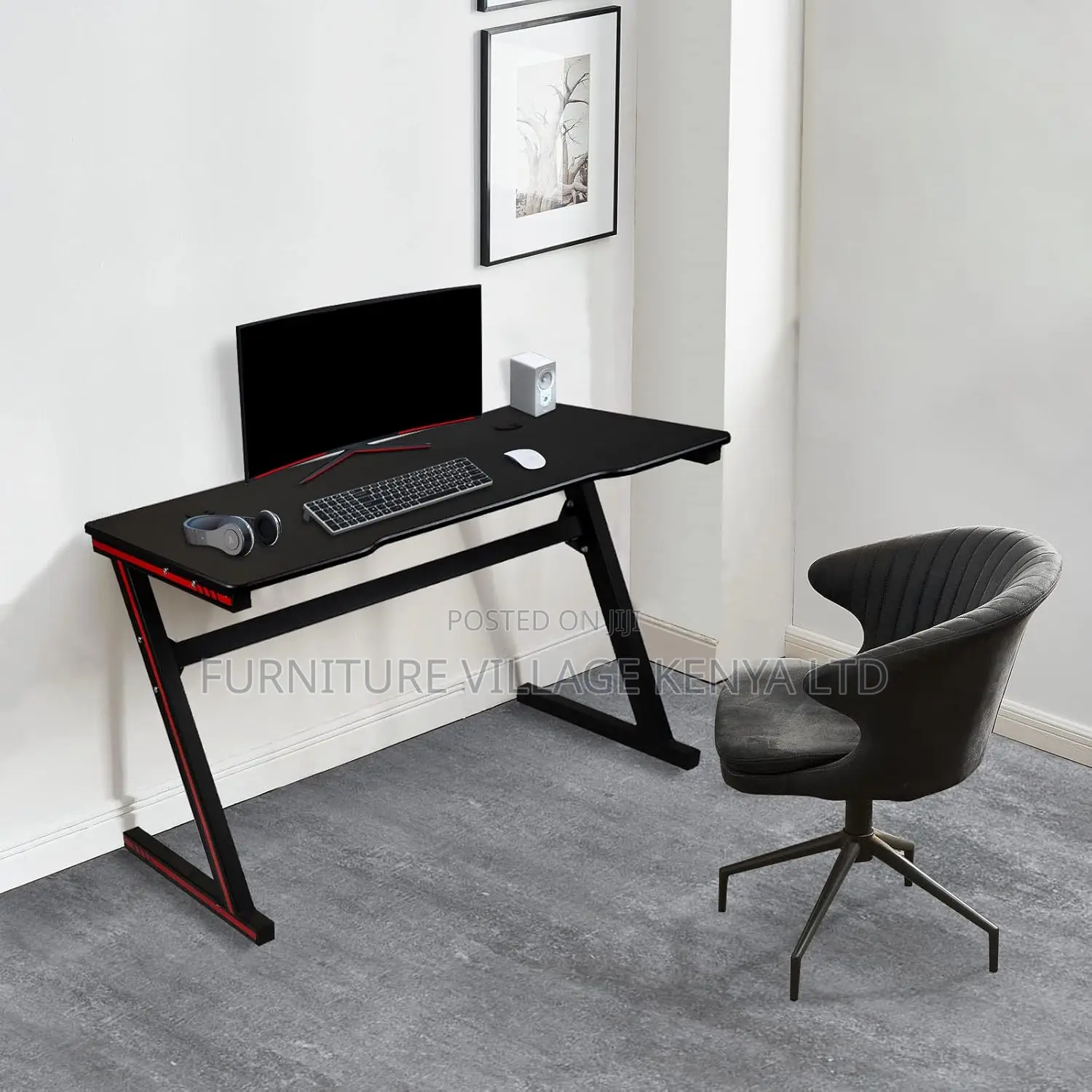 Office Desk: Generic Imported Home Office Gaming Desk