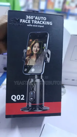 Q02 360° Auto Face Tracking Selfie Stick Tripod