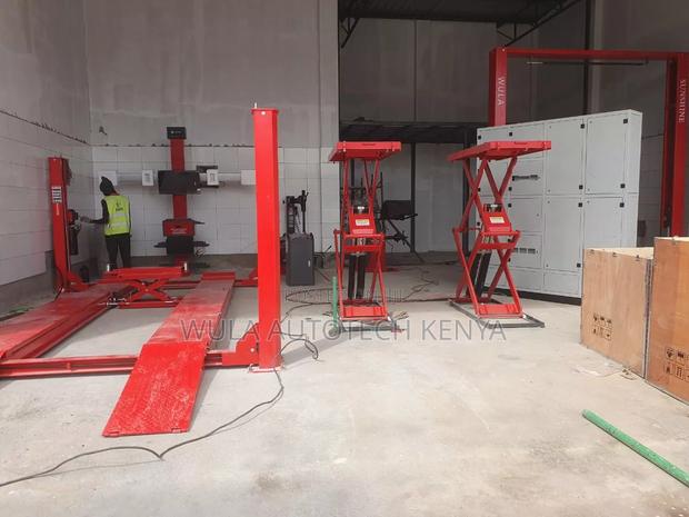 Compact Design and Strong Carlifting Machine Scissor Lift Sunshine - thumbnail 2
