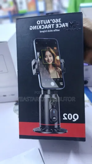 Q02 360° Auto Face Tracking Selfie Stick Tripod