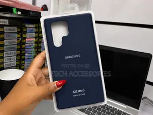 Silicone Case/Cover for Samsung S22 Ultra Blue
