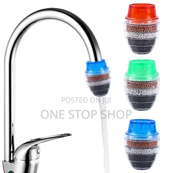 5-layer Faucet Filter Tap Water Purifier With Splash Proof Nozzles