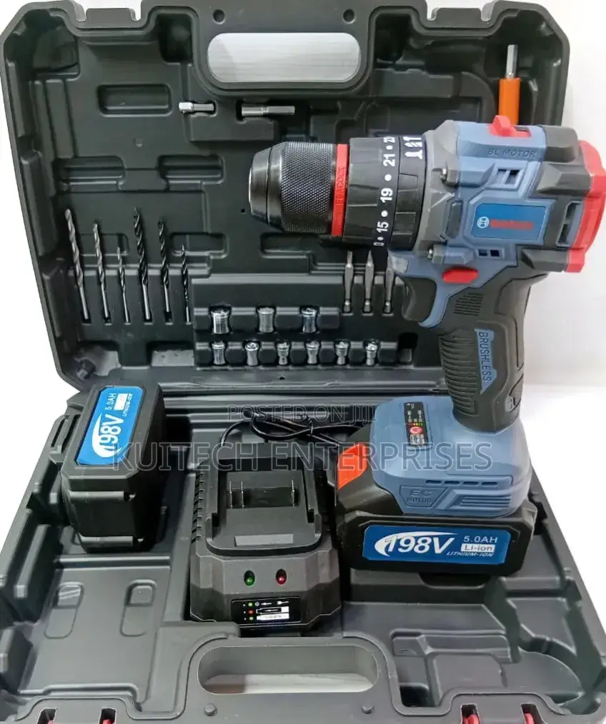 Bosch Cordless Drill/ Brushless Electric Drill 198v