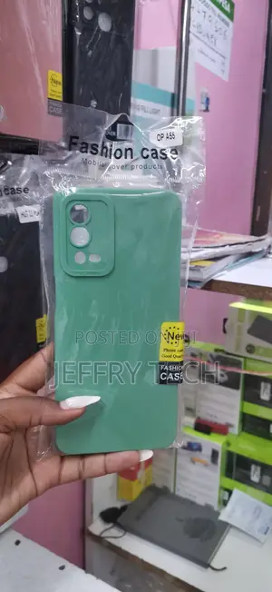 Oppo A55 Liquid Silicone Soft Gel Rubber Shockproof Cover Phone Case