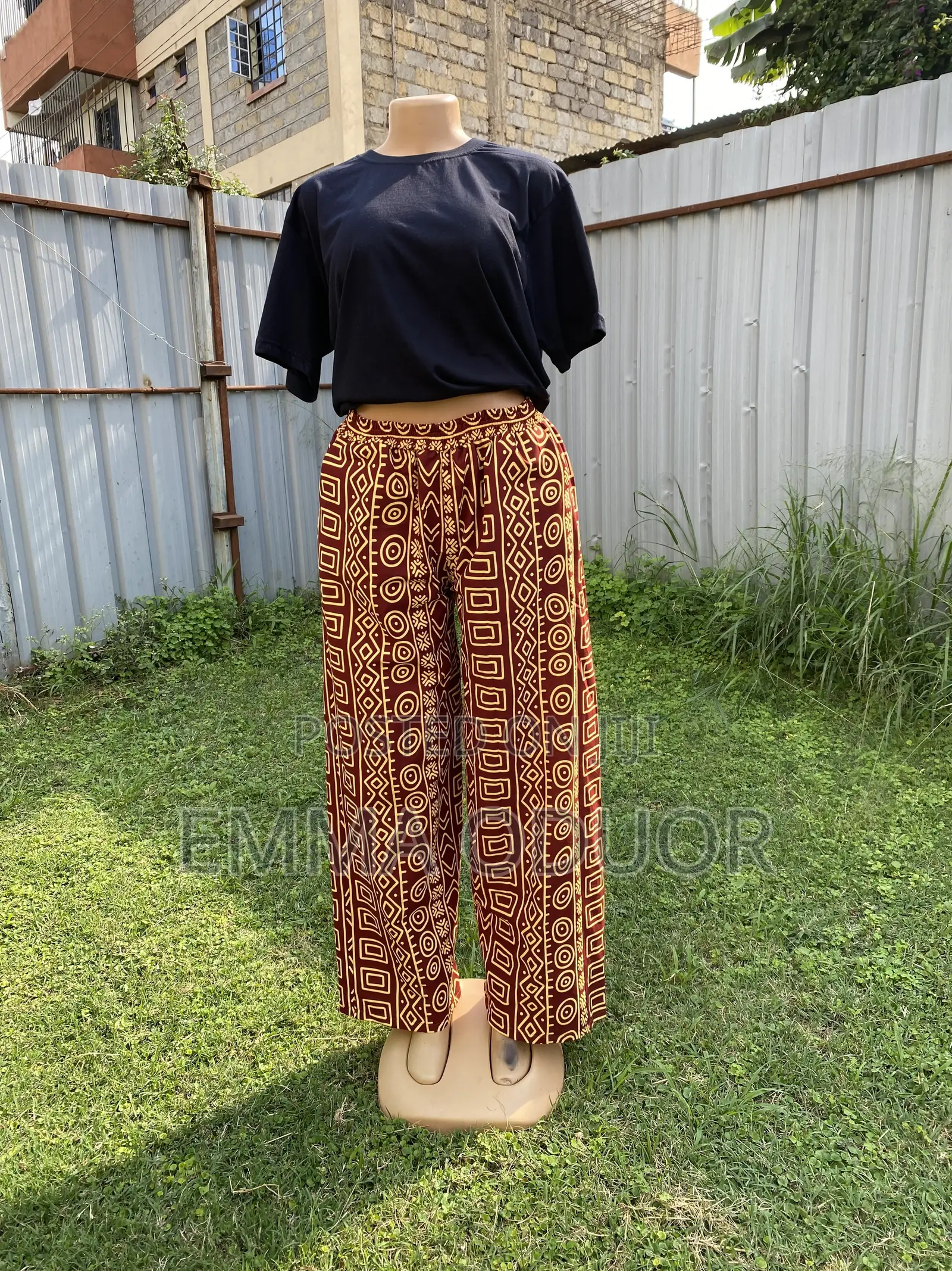 Ankara Pallazo Pants (Varied Fabrics)