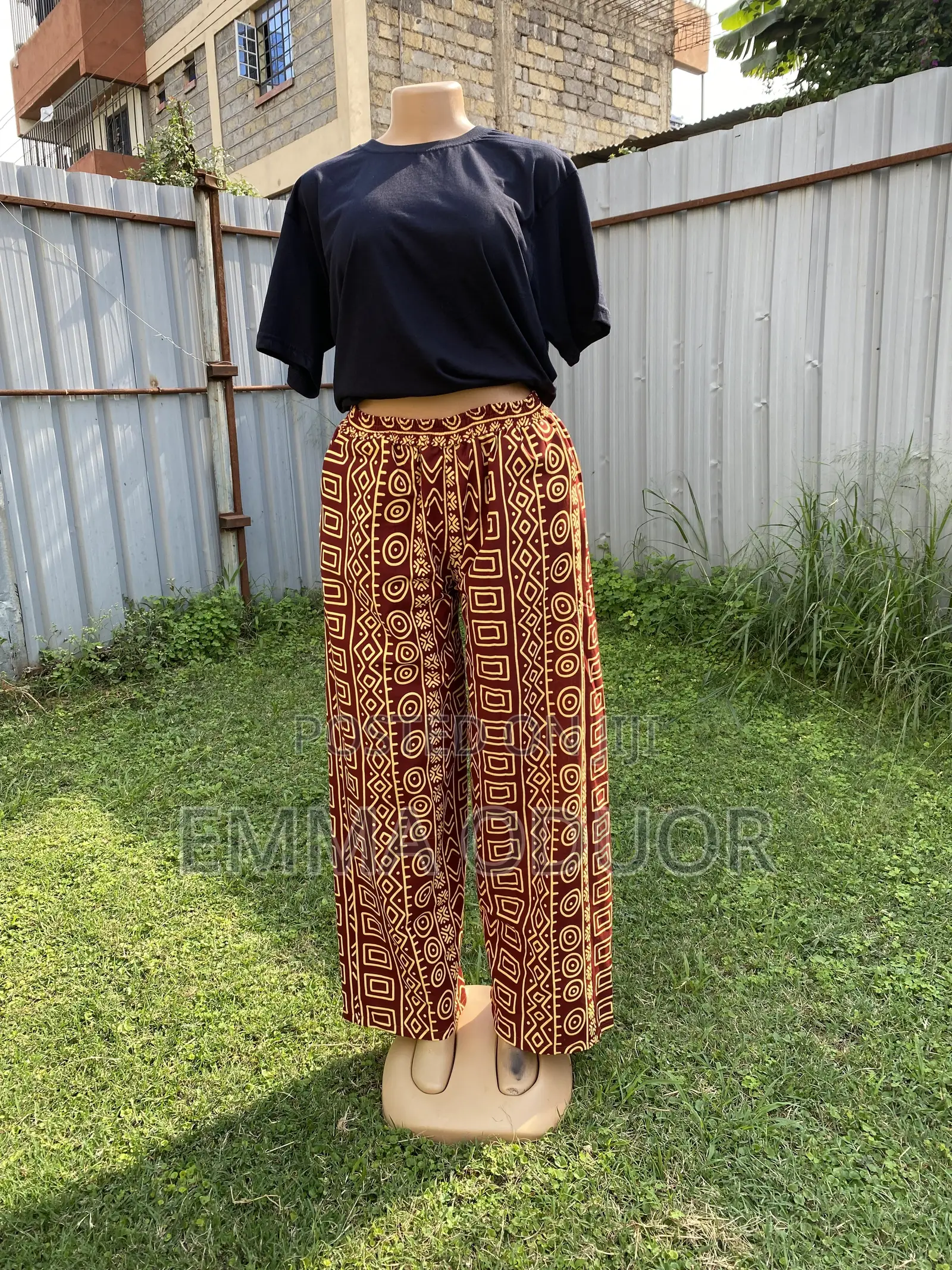 Ankara Pallazo Pants (Varied Fabrics)
