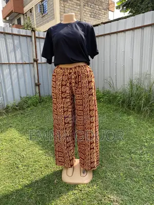 Ankara Pallazo Pants (Varied Fabrics)