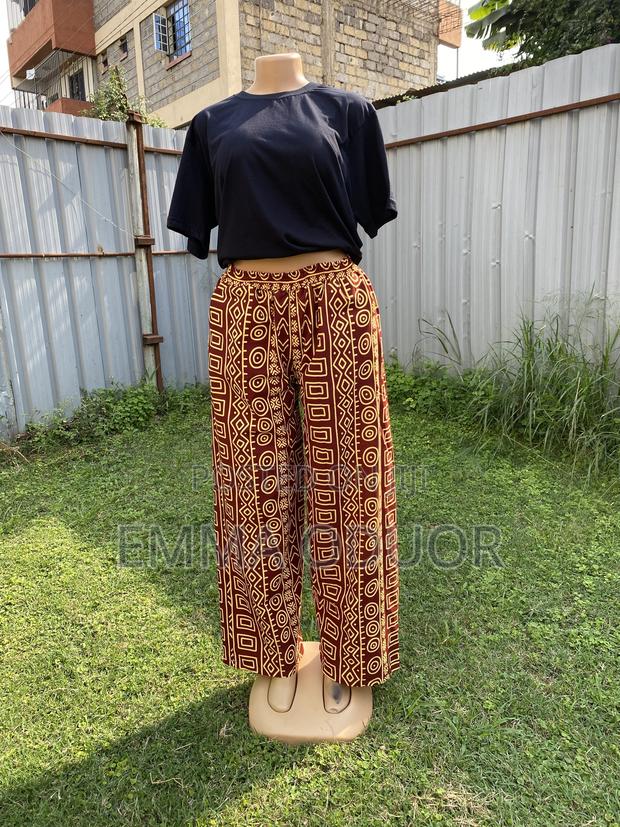 Ankara Pallazo Pants (Varied Fabrics)