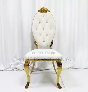 Event Chair: Hotel Banquet Dining Chair With Gold Metal Frame