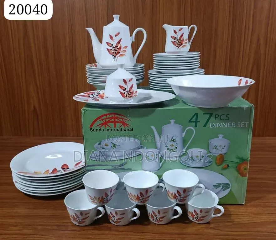  47pcs Dinner Set Now Available 
