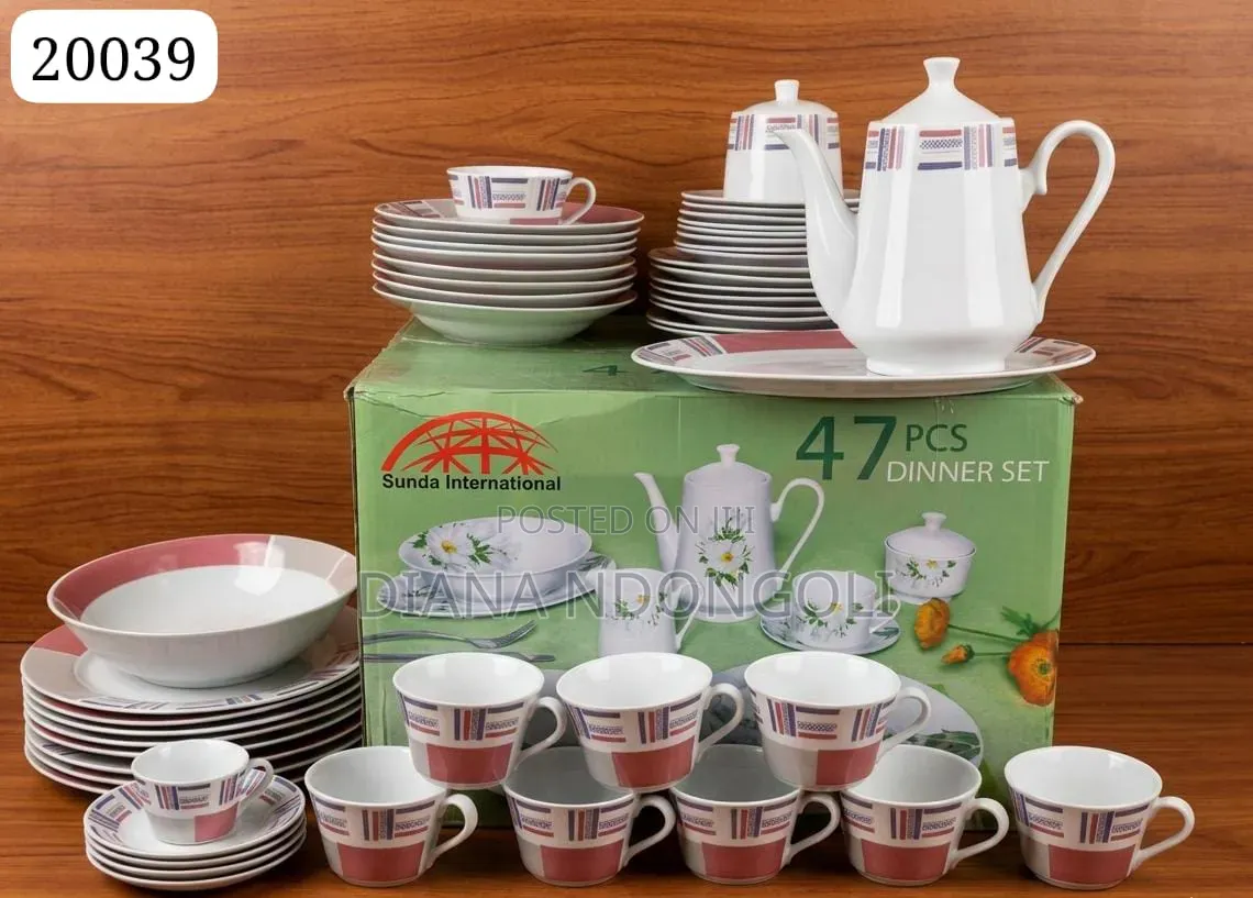  47pcs Dinner Set Now Available 
