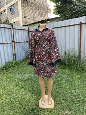 Ankara Shift Dress, Varied Fabrics