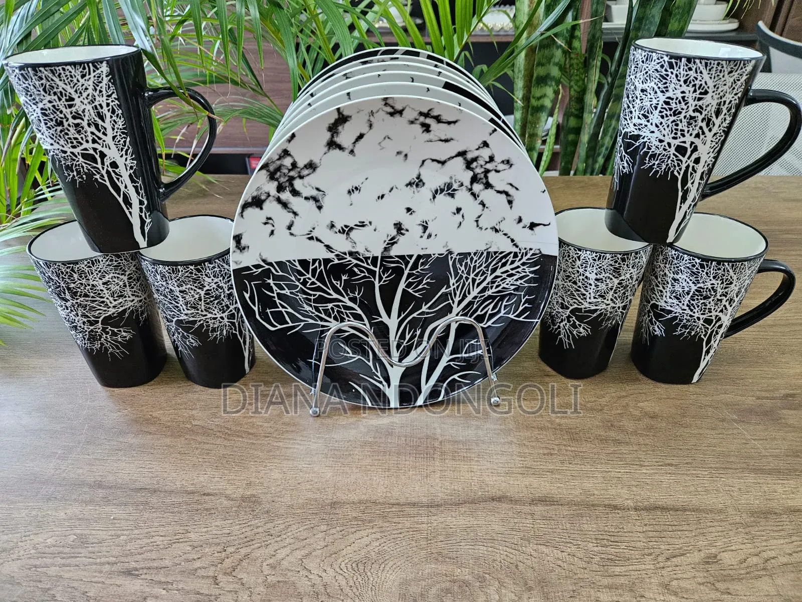 *12pcs Tree Mug Set