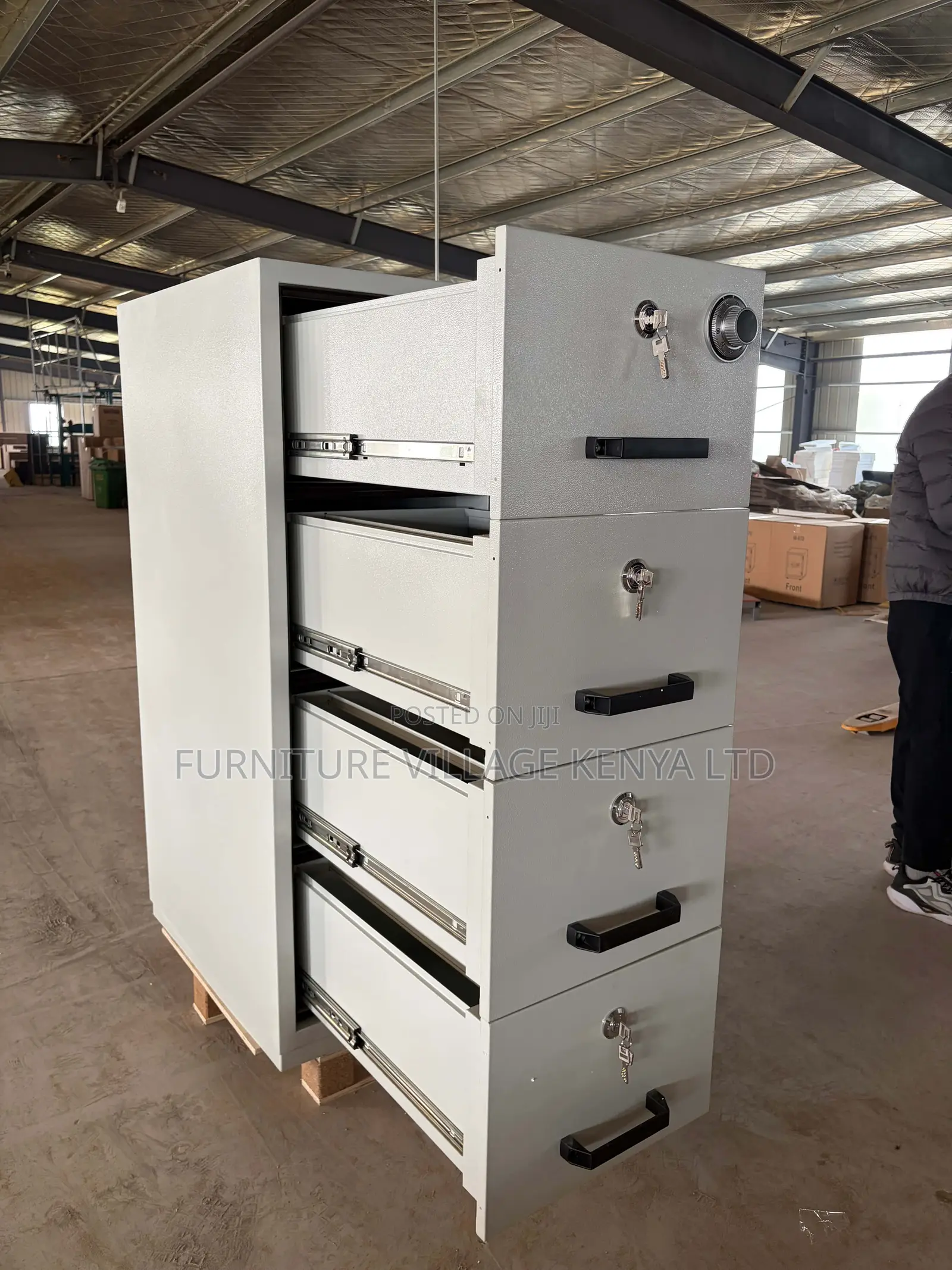 Fireproof Cabinet: 4 Drawers Fireproof Diplomatic Drawer Cabinet