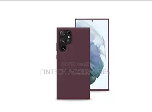 Silicone Case/Cover for S22 Ultra Maroon