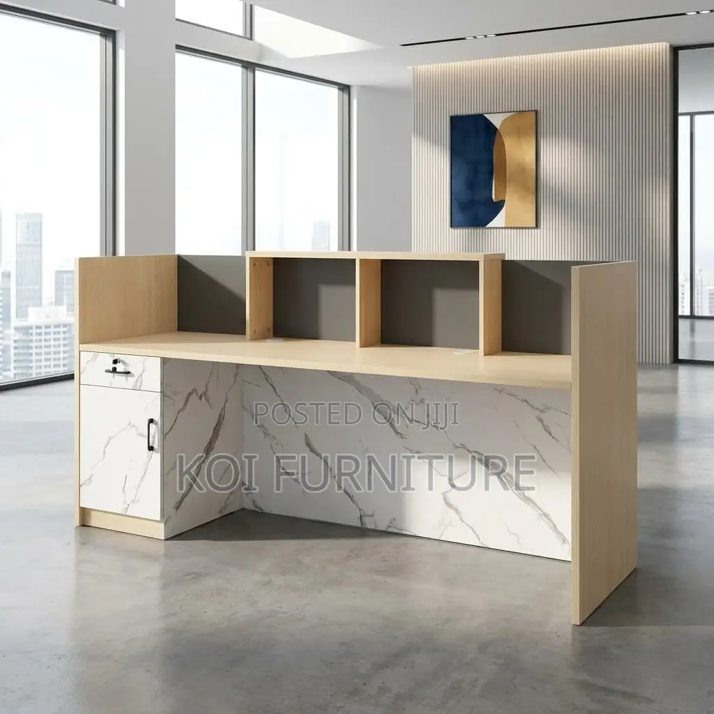 Office Desk : Modern 1.8-Meter Reception Desk