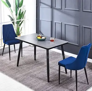 Dining Chair: Premium Velvet Dining Chair With Soft Cushion Back