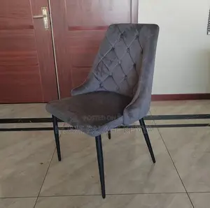 Dining Chair: Premium Velvet Dining Chair With Soft Cushion Back