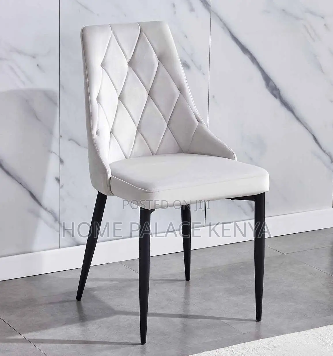 Dining Chair: Premium Velvet Dining Chair With Soft Cushion Back