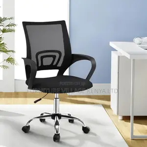 Office Chair: Swivel Mesh Computer Desk Seat.