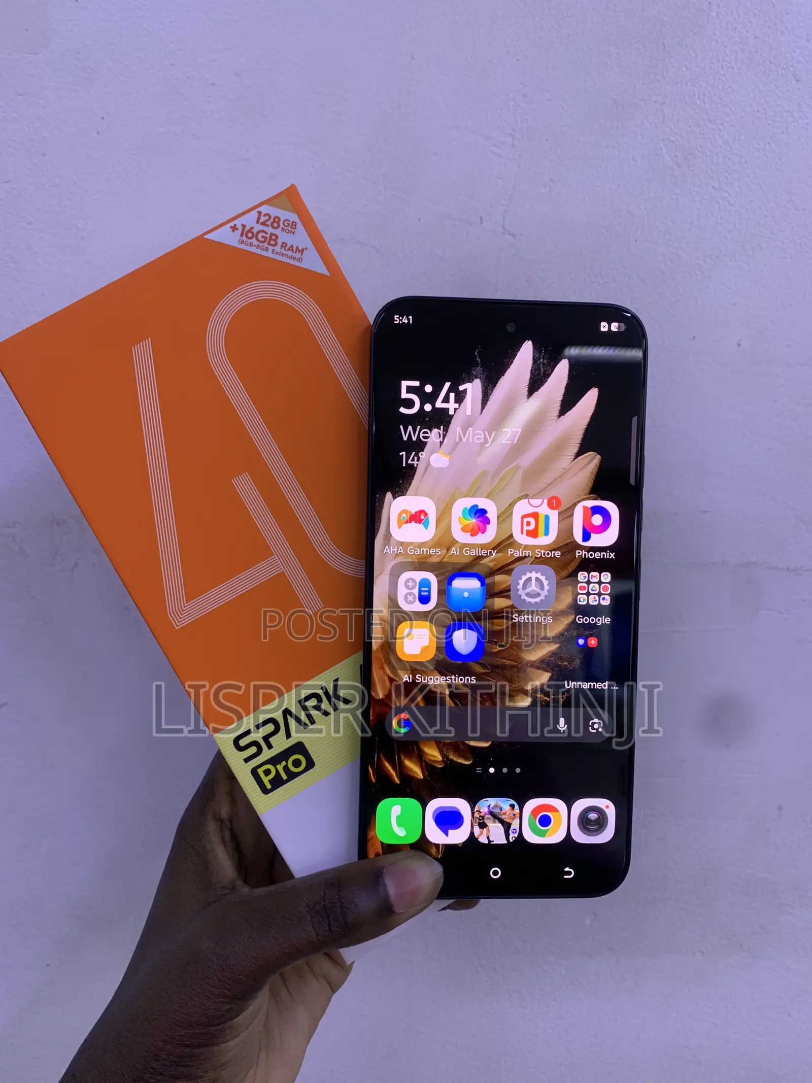 Tecno Spark 40 Pro 128 GB Black