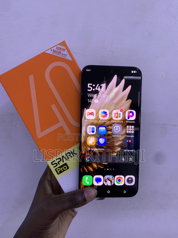 Tecno Spark 40 Pro 128 GB Black