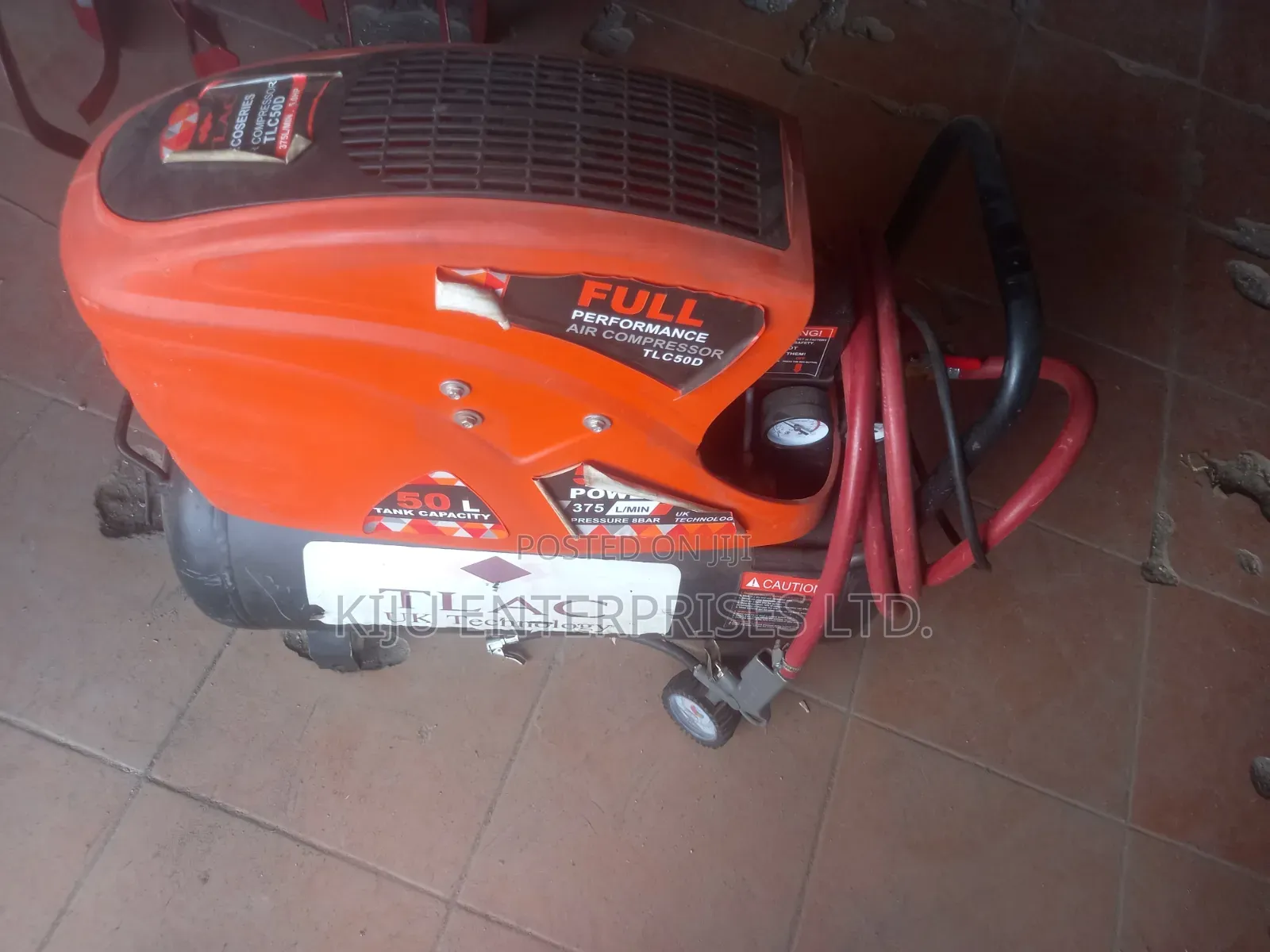 Tlac Ecoseries 50l Air Compressor 5hp – Heavy Duty 8 Bar Compressor