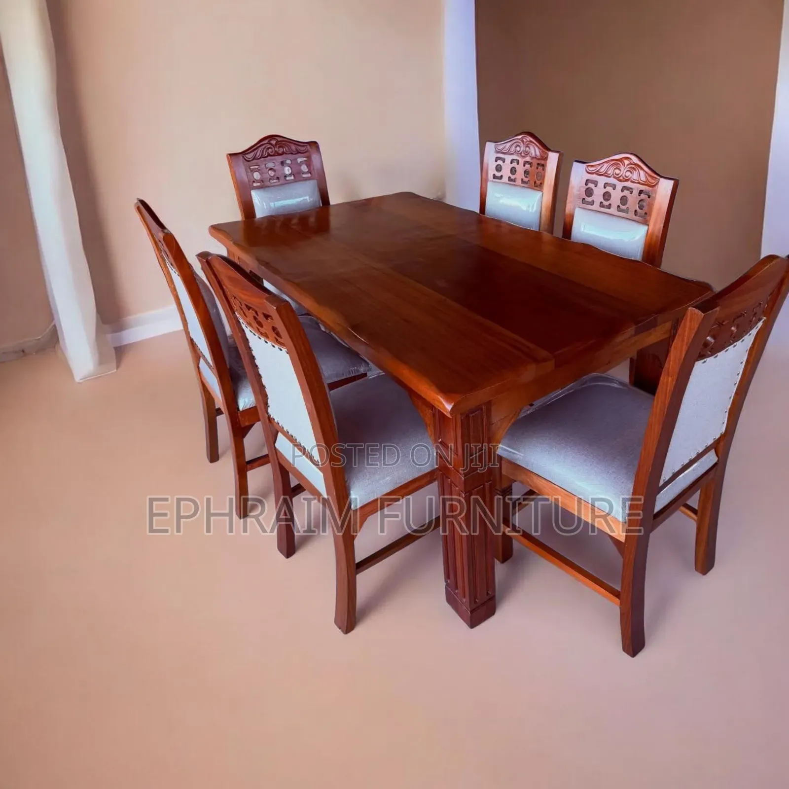 Premium Mahogany 6 Seater Dinning Table for Sale in Nairobi