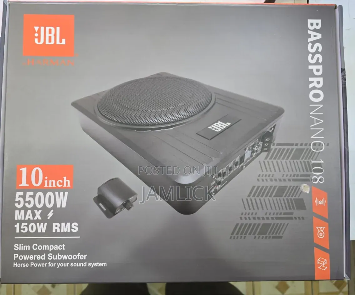 JBL Nano108 5500w Powerful Active Subwoofer - Eg