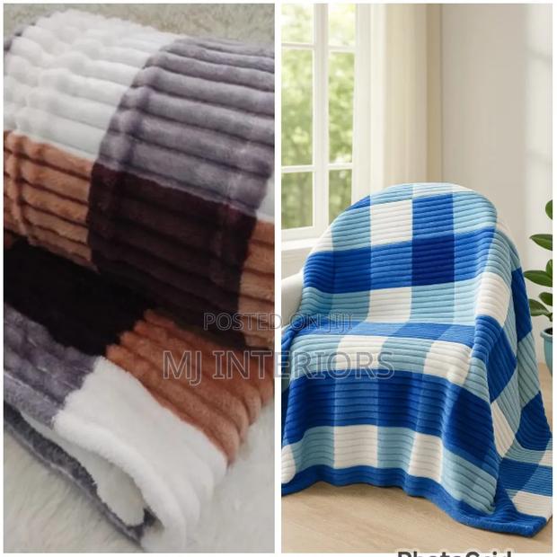 Thick Soft Patterned Fleece Blankets - main view