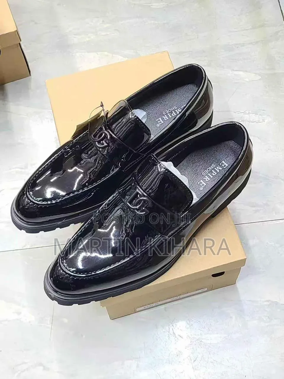 Men Wetlook Official Shoes (Size 40-45)