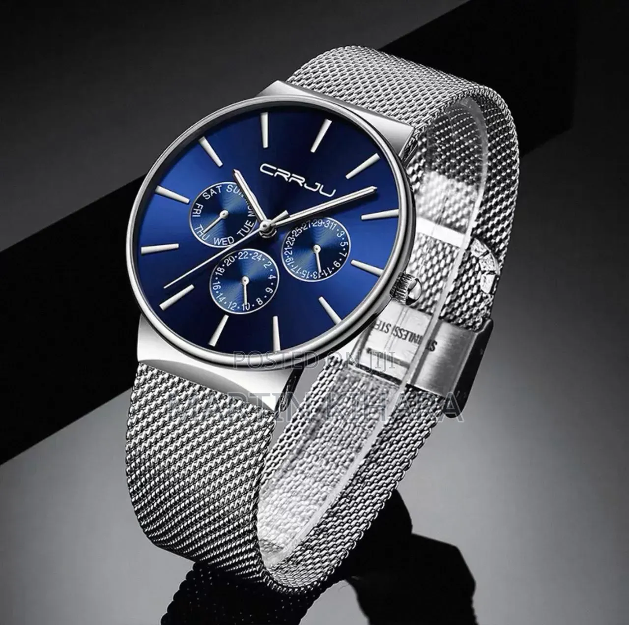 Crjju Chronograph Mesh Gents Watch