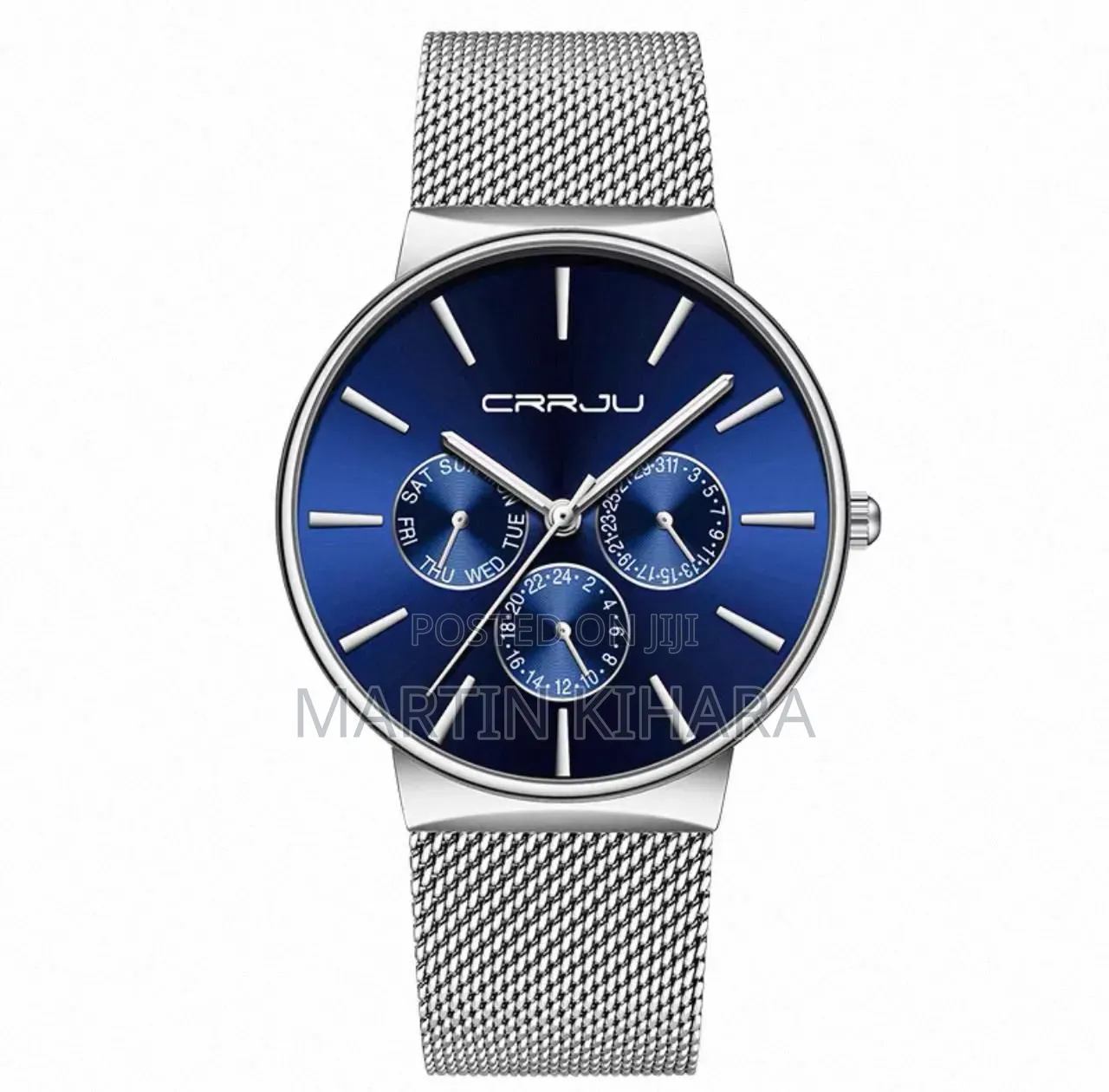 Crjju Chronograph Mesh Gents Watch