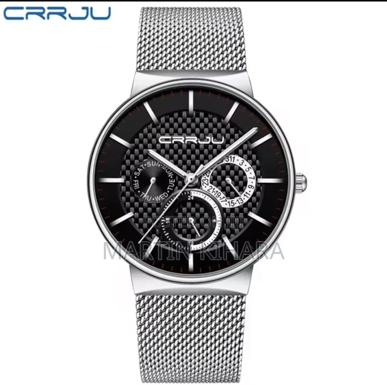 Crjju Chronograph Mesh Gents Watch
