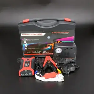 High Capacity Backup 99800mah Car Jump Starter With Tire Inflator