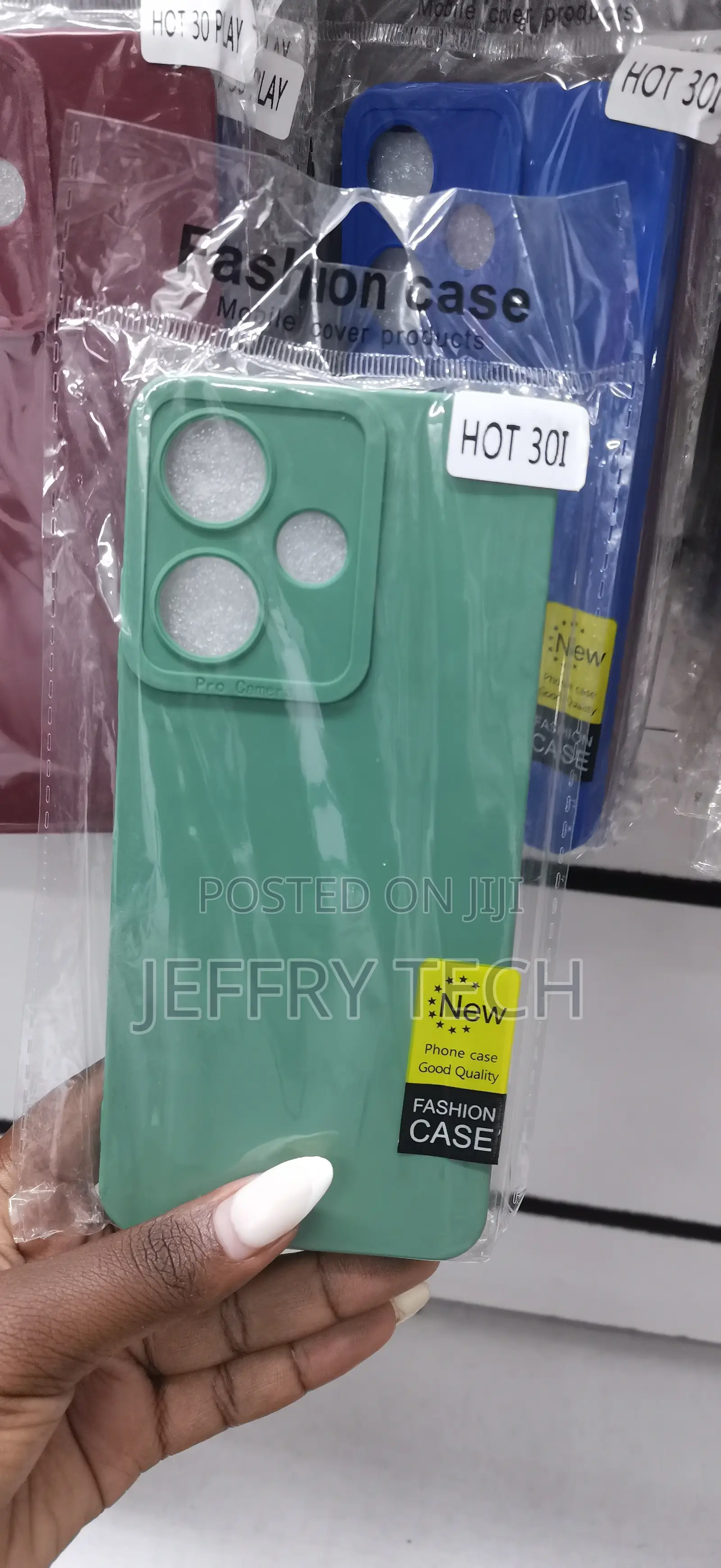 Infinix Hot 30i in Green Scratch Resistant Cover